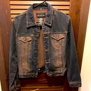 No Boundaries Denim Jacket - Juniors Medium (7/9)"